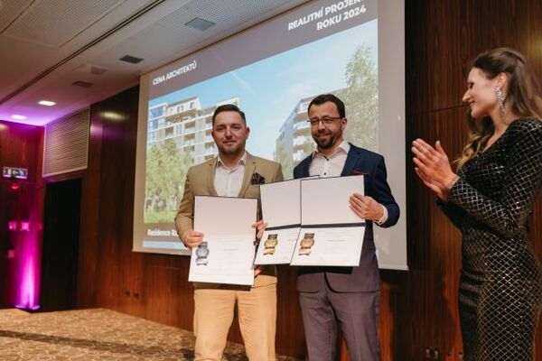 Hattrick na cenách Projekt roku 2024 pro REZIDENCI RADIMOVU